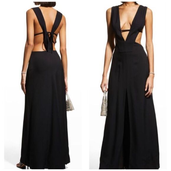 BNWT Cult Gaia "alondra" cutout gown with Slit